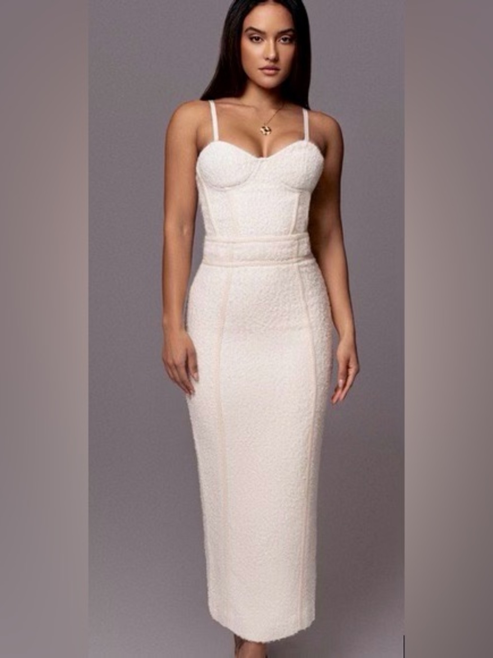 Jluxlabel - Cream Midi Bustier Two Piece Set - NWT - Size Small
